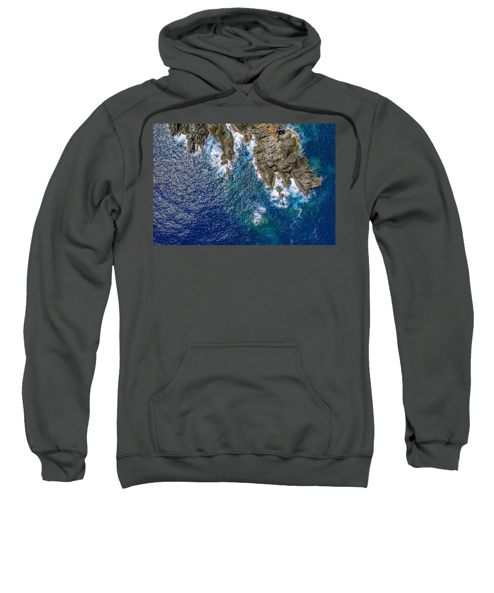 Sea Sweatshirt featuring the photograph Peterborg Point by Gary Felton