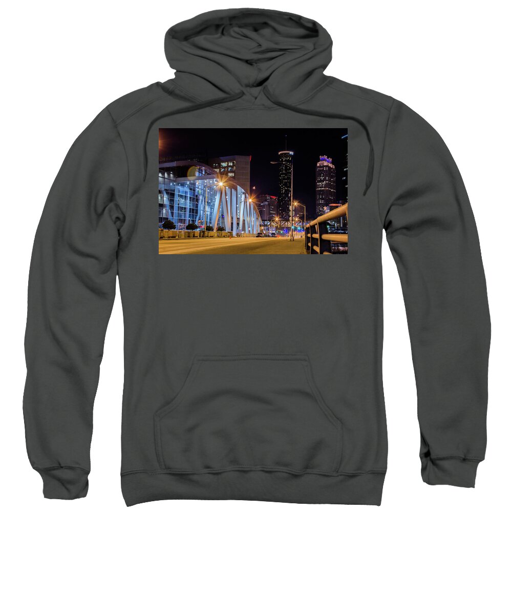 Atlanta Sweatshirt featuring the photograph Phillips Arena by Kenny Thomas