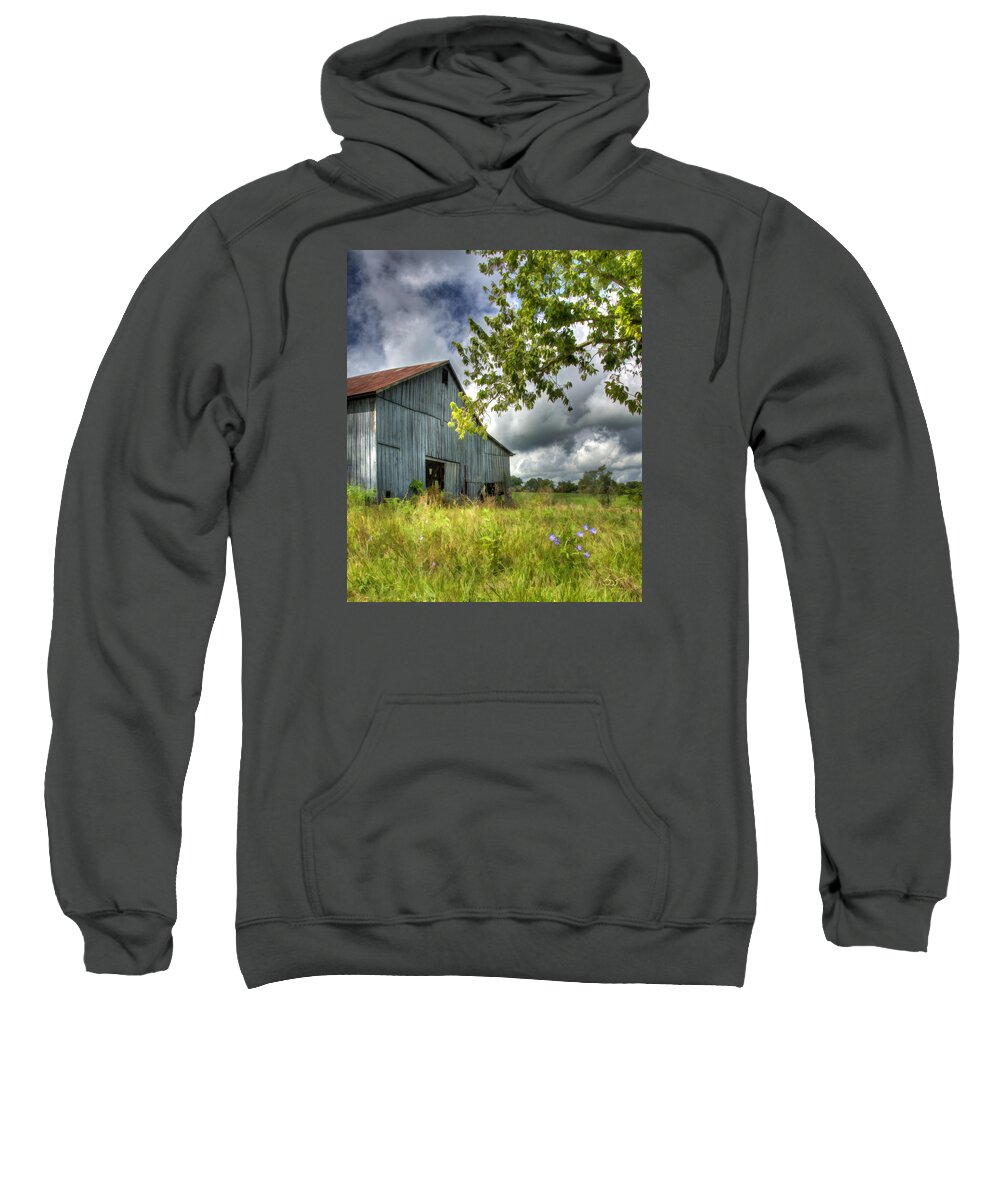 Landscape Sweatshirt featuring the photograph Phillip's Barn #2 by Sam Davis Johnson