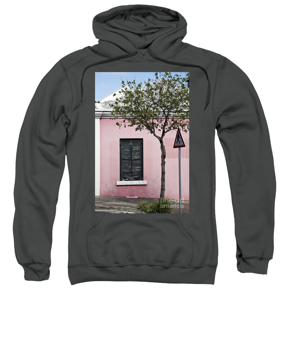 Wall Sweatshirt featuring the photograph Pink Walk by Kathy Strauss