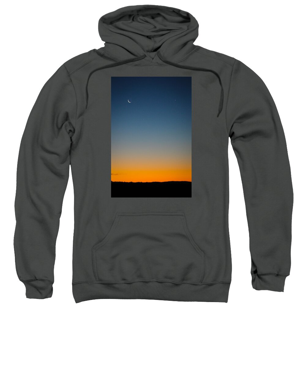 Planet Alignment Sweatshirt featuring the photograph Planet Sunrise by Diane Bohna