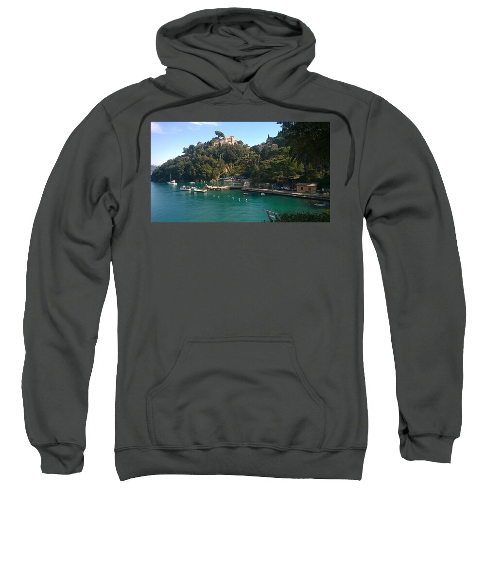 Sea Sweatshirt featuring the photograph Portofino by Yohana Negusse