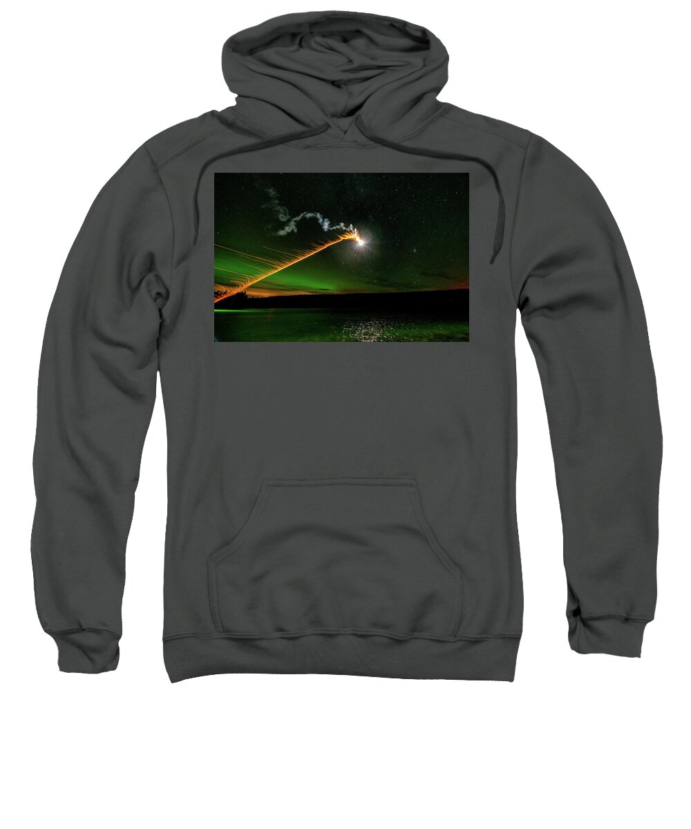 Abstract Sweatshirt featuring the photograph Presence by Doug Gibbons