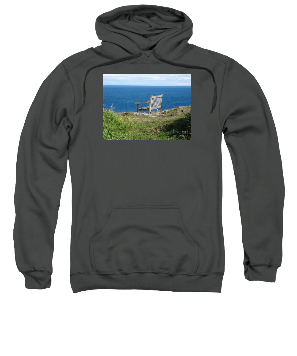 Sea View Sweatshirt featuring the photograph Prime Position by Karen Jane Jones