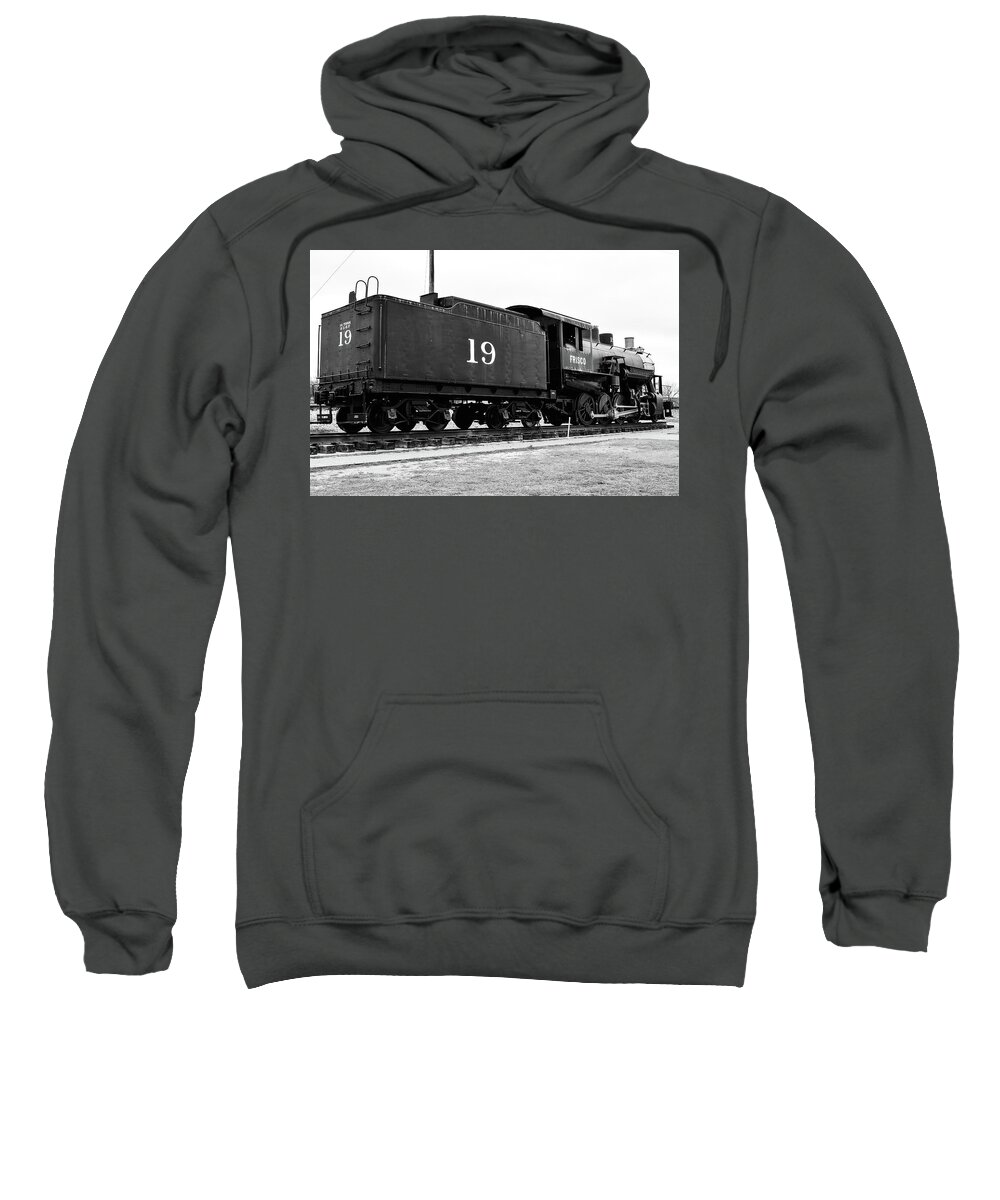 Frisco Sweatshirt featuring the photograph Railway Engine in Frisco by Nicole Lloyd