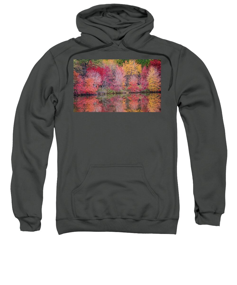Reds Sweatshirt featuring the photograph Reflections by David Waldrop