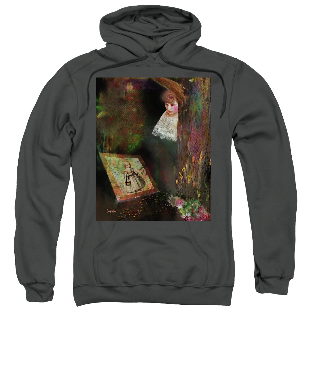Remembering Childhood Sweatshirt featuring the photograph Remember When by Sandra Schiffner