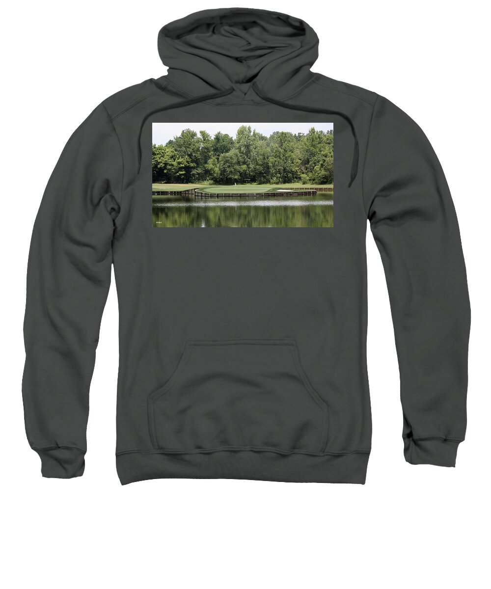 Renditions Sweatshirt featuring the photograph Renditions Golf - 13th by Ronald Reid