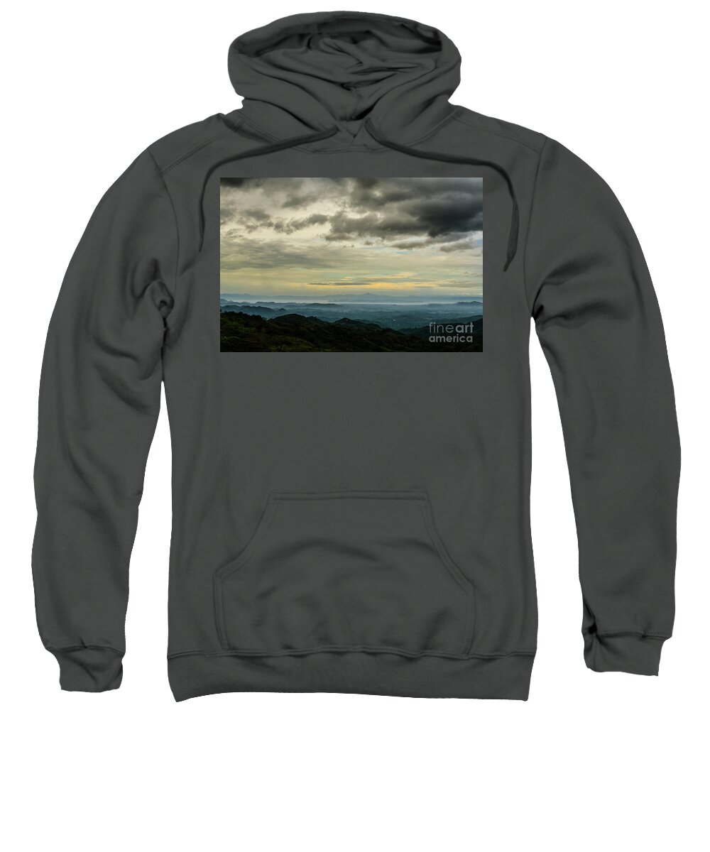 Costa Rica Sweatshirt featuring the photograph Road to the Cloud Forest. Costa Rica by Ksenia VanderHoff