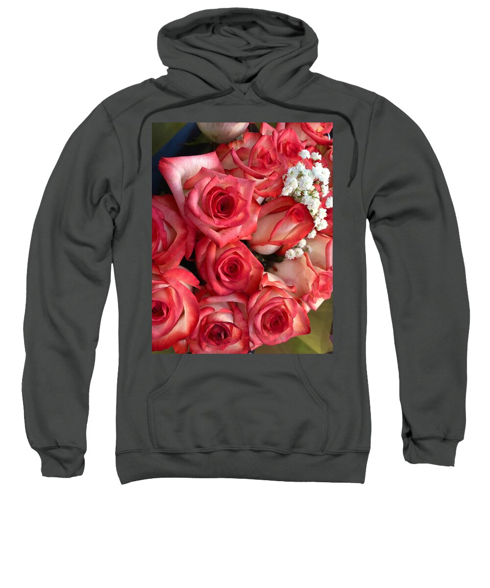Roses Sweatshirt featuring the photograph Roses For God by Carlos Avila