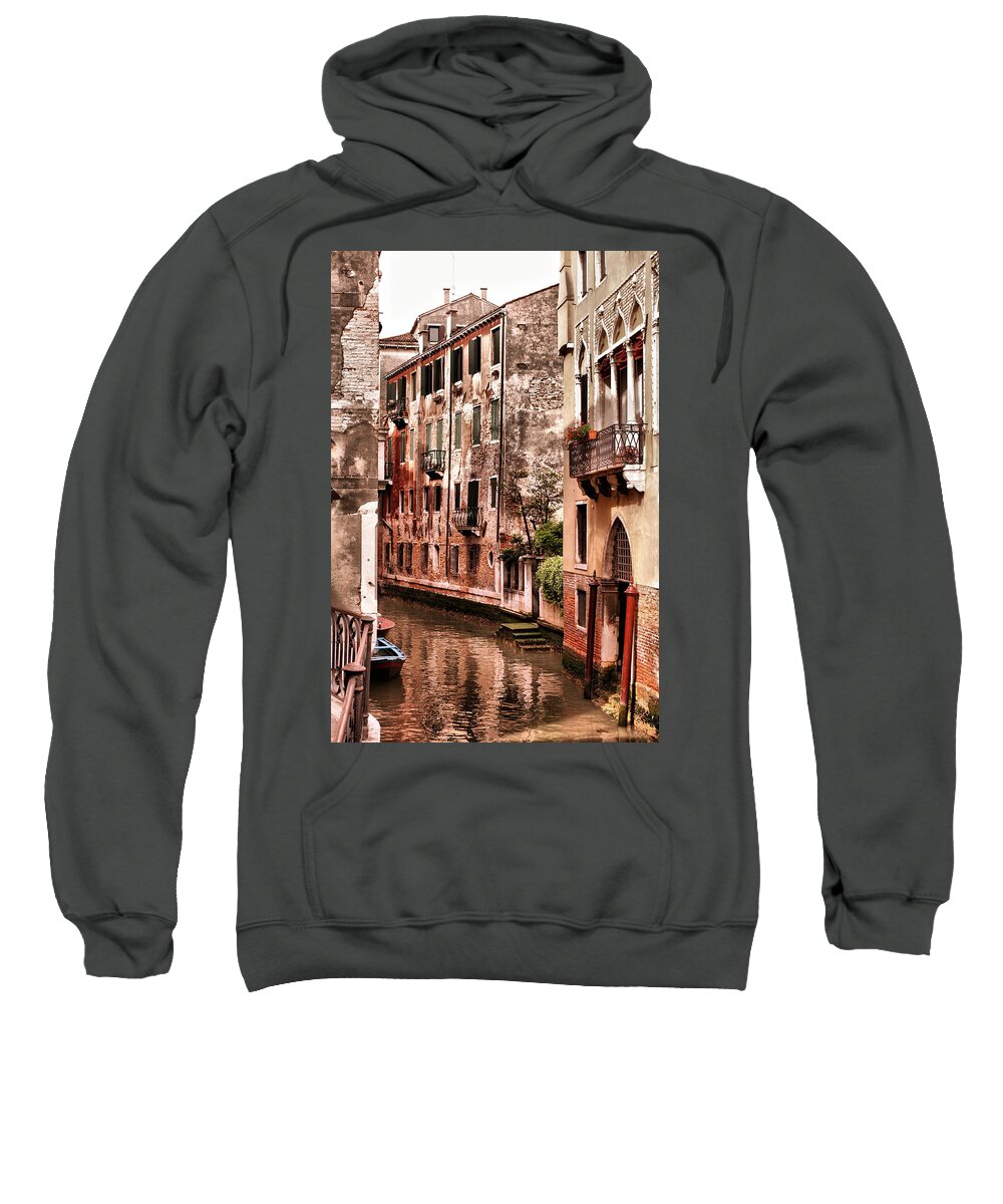 Italy Sweatshirt featuring the photograph Venetian Architecture by Greg Sharpe