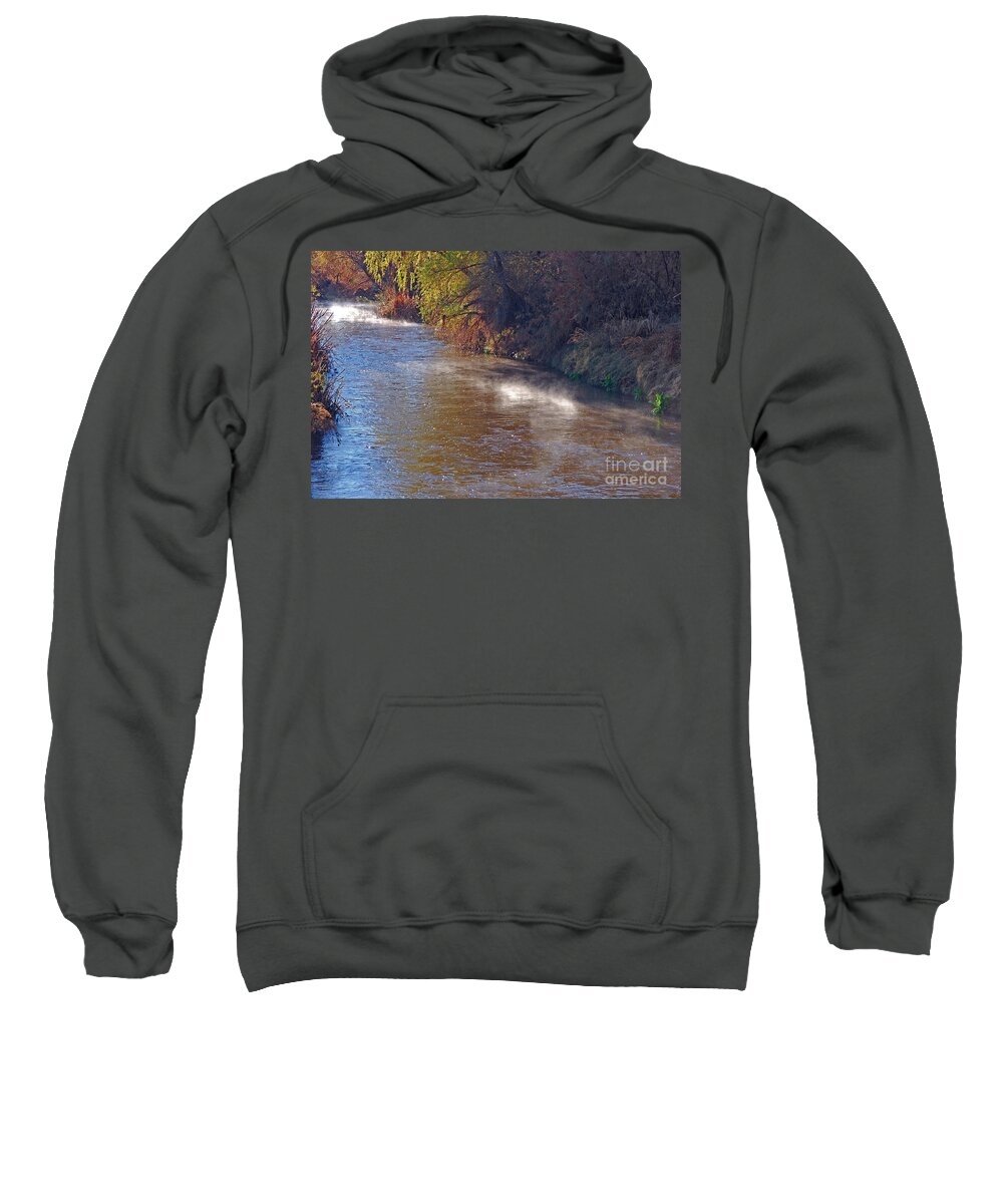 Fine Art Sweatshirt featuring the photograph Santa Cruz River - Arizona by Donna Greene