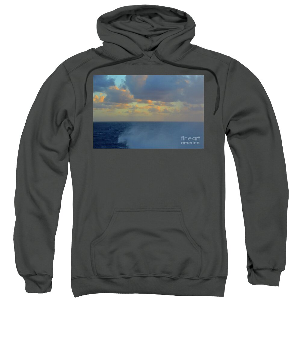 Sea Sweatshirt featuring the photograph Seas The Day by Robyn King