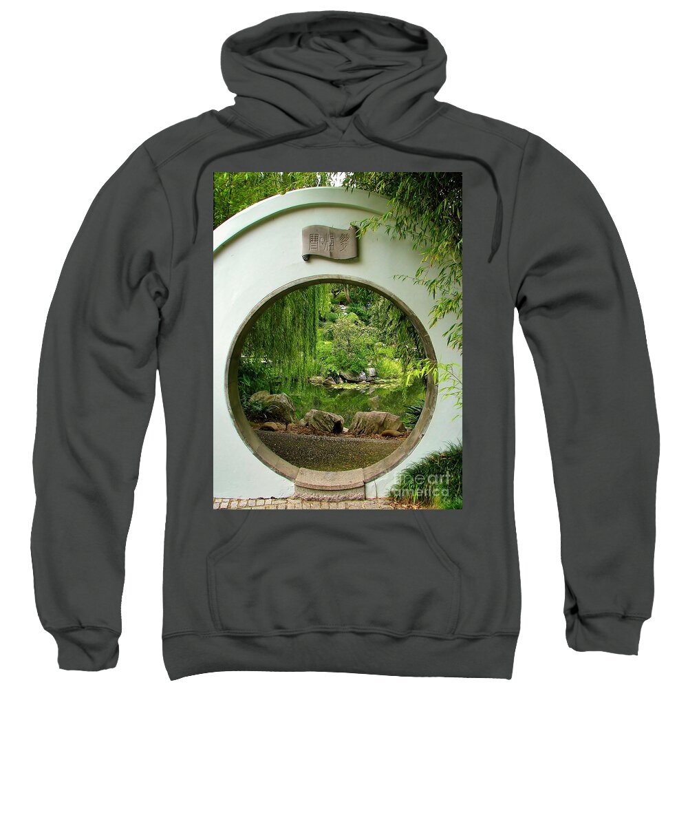 Japanese Garden Sweatshirt featuring the photograph Secret Garden by Michele Penner
