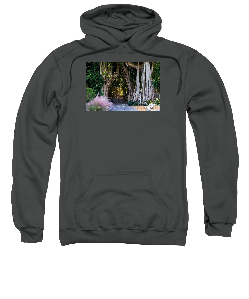 Susan Molnar Sweatshirt featuring the photograph Selby Secret Garden 2 by Susan Molnar