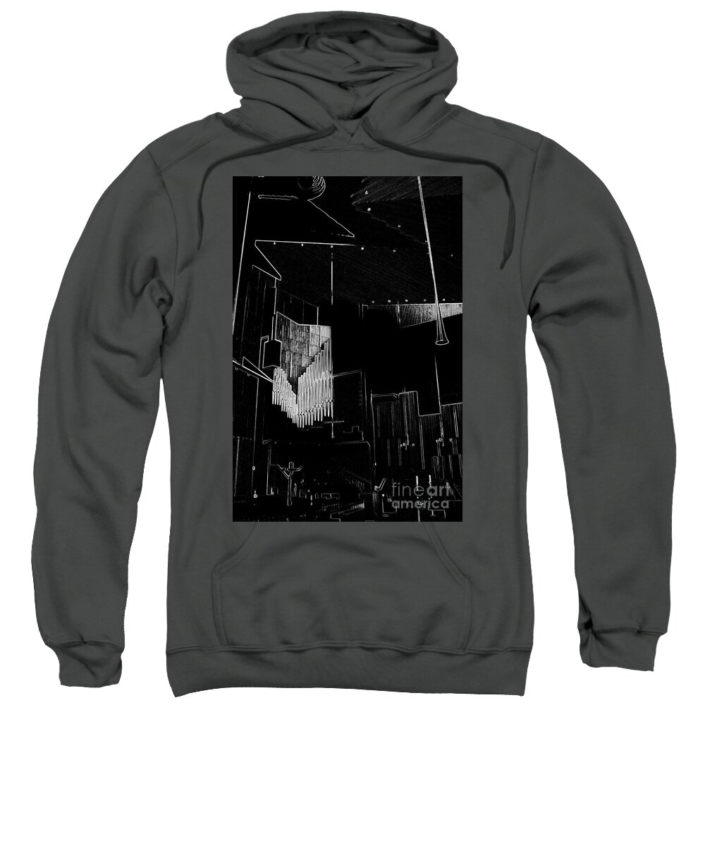 Abstract Sweatshirt featuring the photograph Shades Of Grey by Jodie Marie Anne Richardson Traugott     aka jm-ART
