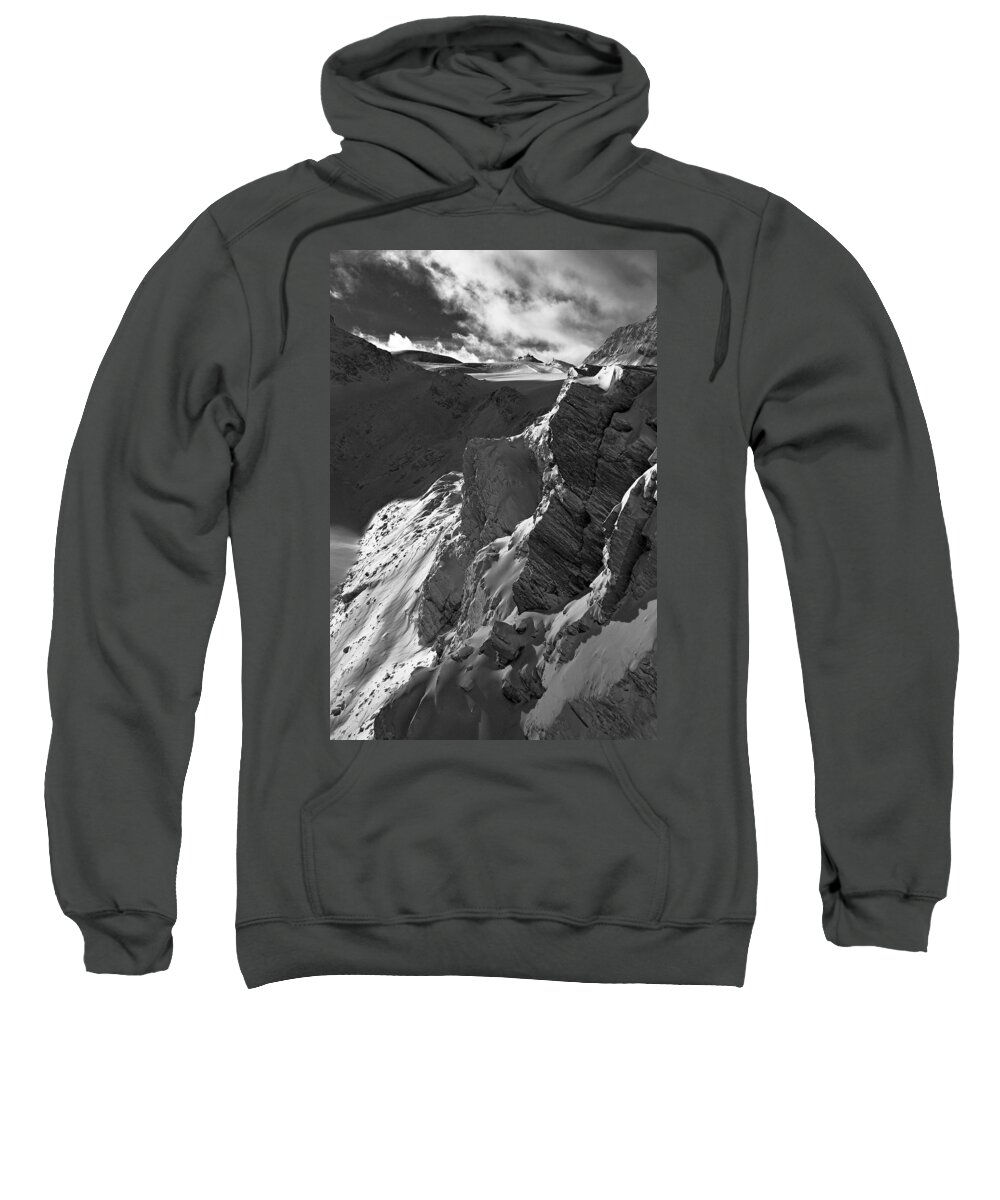 Switzerland Sweatshirt featuring the photograph Sheer Alps by Neil Shapiro