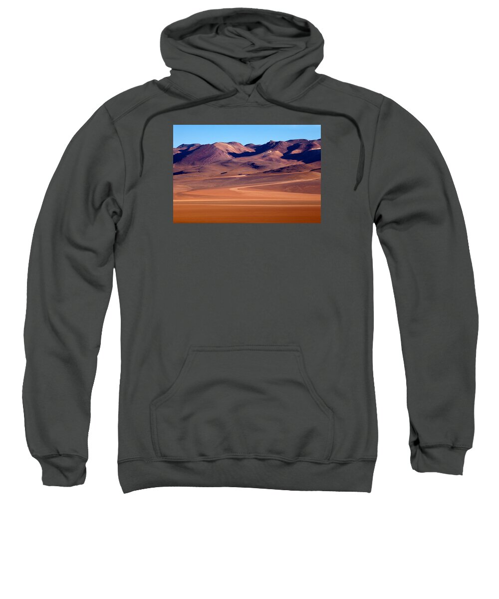 Siloli Desert Sweatshirt featuring the photograph Siloli Desert by Aivar Mikko