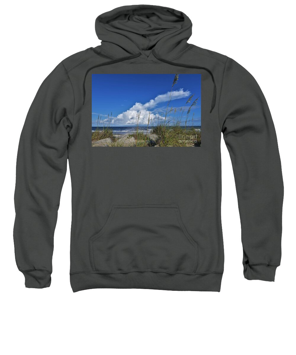 Blue Sky Sweatshirt featuring the photograph Skies Of Blue by Julie Adair