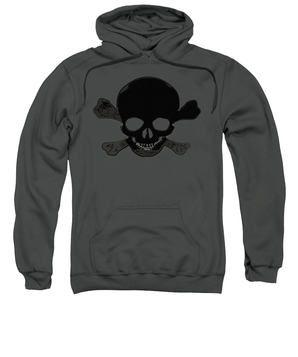 Skull Sweatshirt featuring the photograph Skull Madness by Dale Powell
