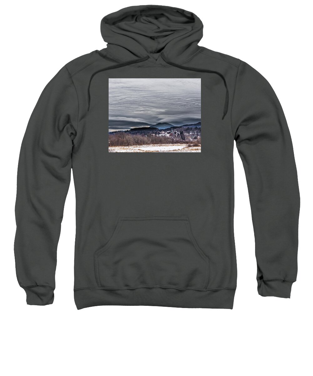Sky Sweatshirt featuring the photograph Sky Waves by Tim Kirchoff