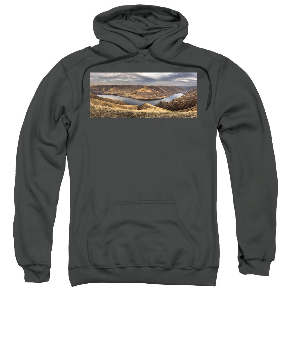 Clearwater Sweatshirt featuring the photograph Smiling River by Brad Stinson