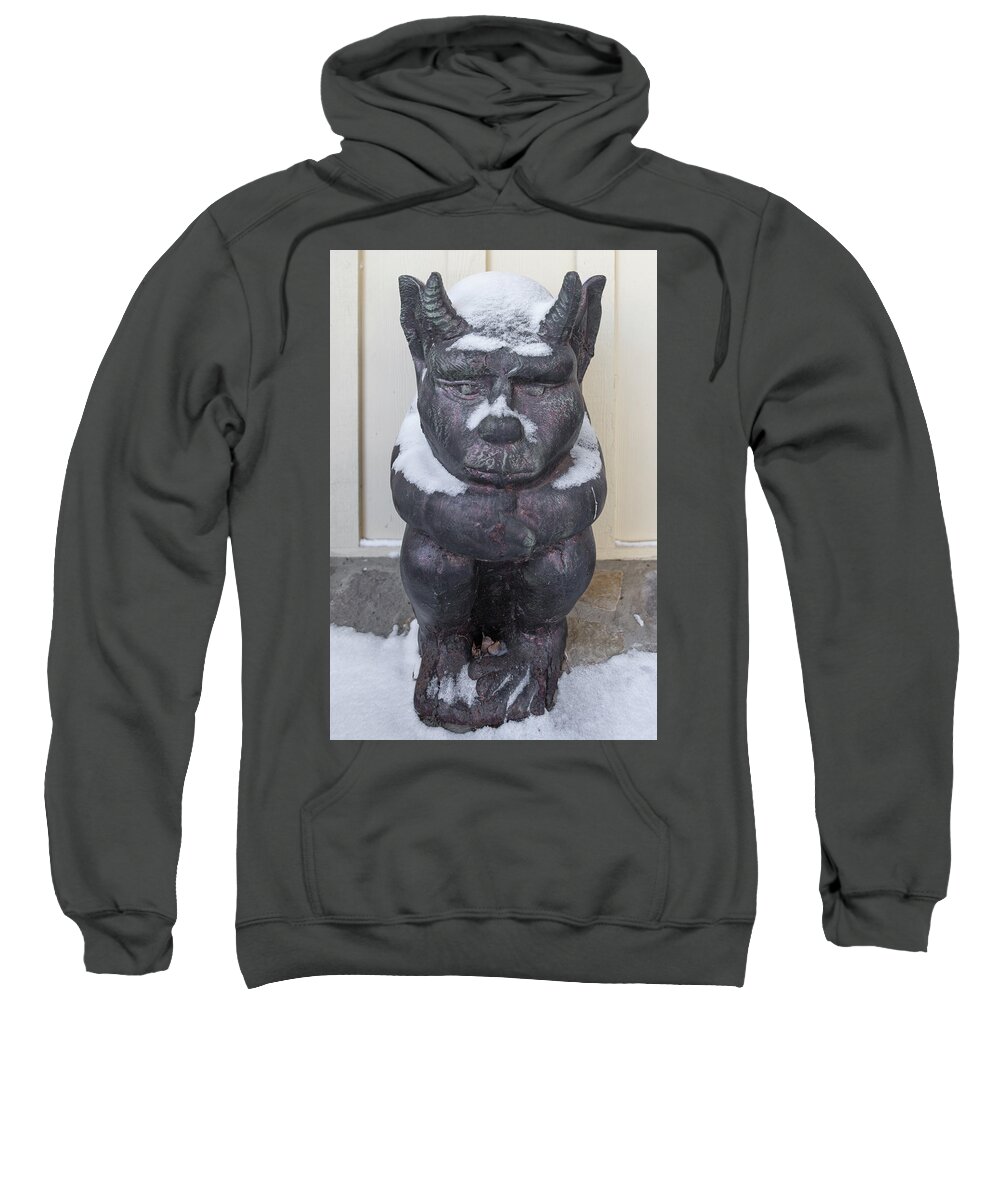 Chimera Sweatshirt featuring the photograph Snow Covered Chimera by D K Wall