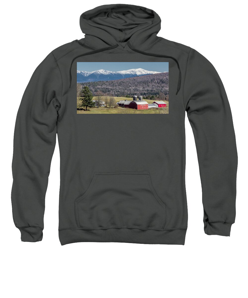 Vermont Sweatshirt featuring the photograph South Kirby Spring by Tim Kirchoff