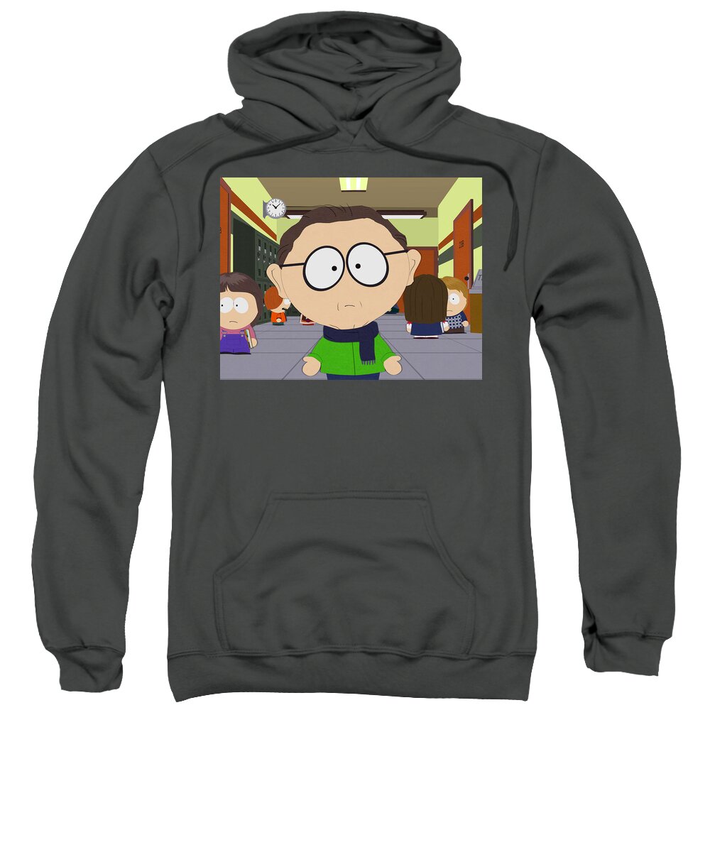 South Park Sweatshirt featuring the digital art South Park by Super Lovely