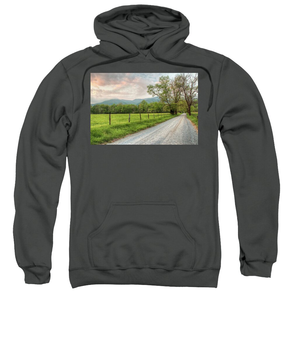 Smoky Mountains Sweatshirt featuring the photograph Sparks Lane Sunrise by Nancy Dunivin