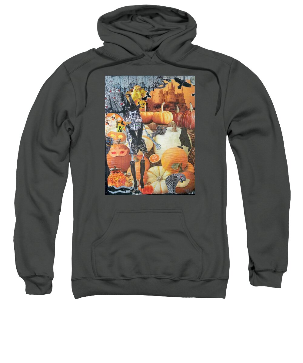 Harvest Sweatshirt featuring the photograph Spooky Harvest by Nancy Graham