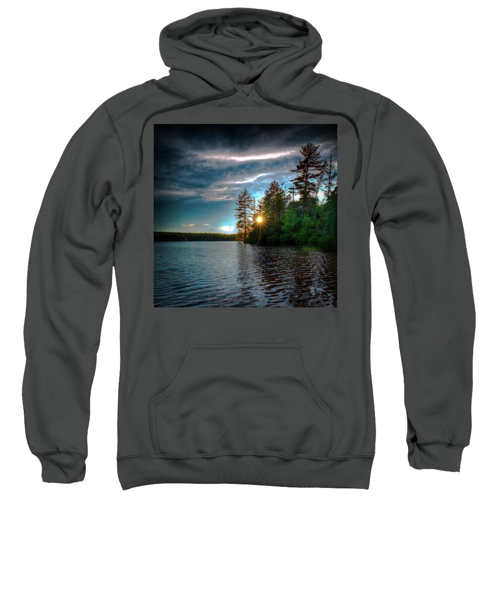 Star Sunset Sweatshirt featuring the photograph Star Sunset by David Patterson