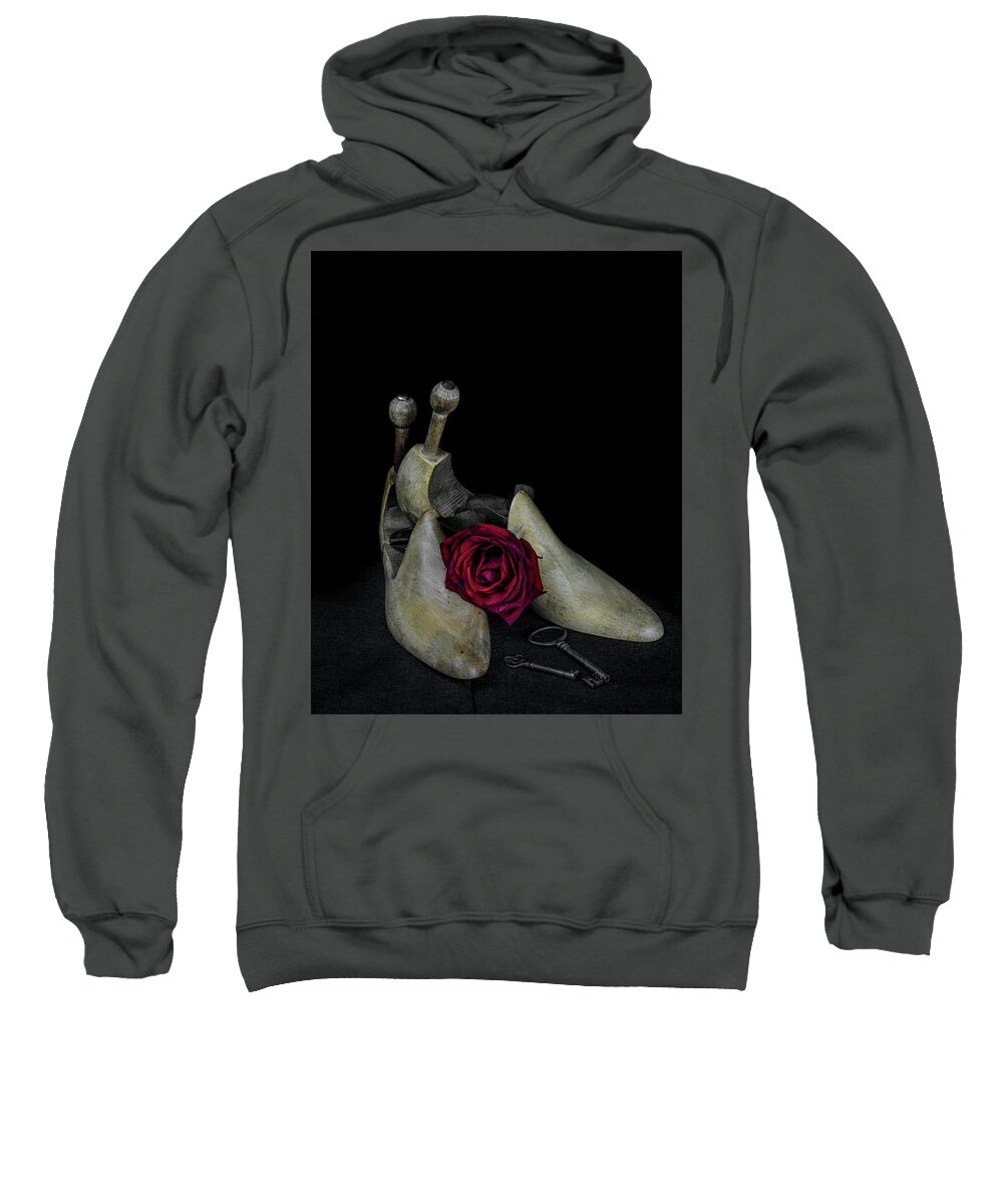 Antique Keys Sweatshirt featuring the photograph Still Life with Transitories by Ronda Broatch