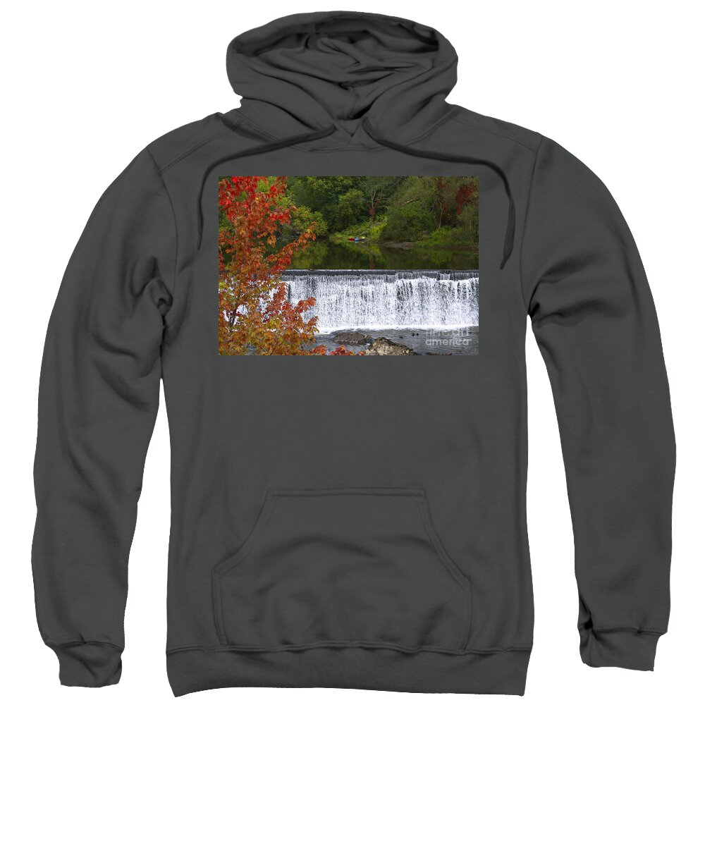 Falls Sweatshirt featuring the photograph Stillness Of Beauty by Deborah Benoit