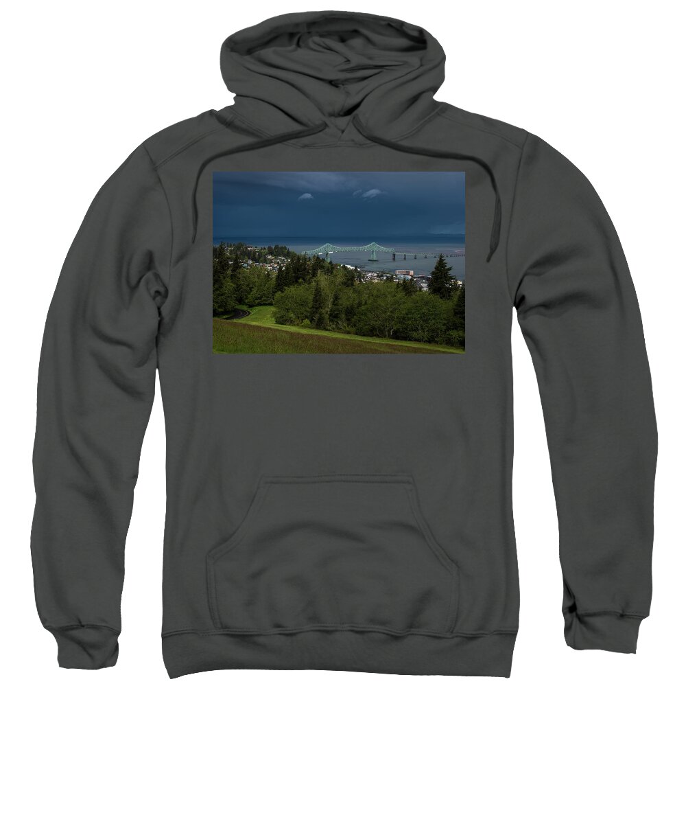 Astoria Sweatshirt featuring the photograph Stormlight by Robert Potts