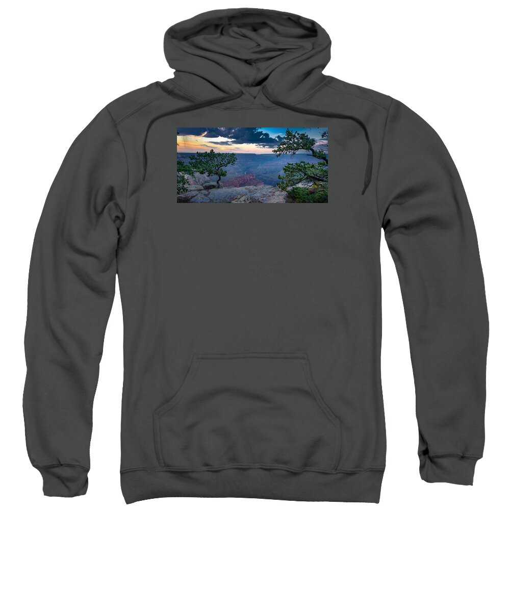 Arizona Sweatshirt featuring the photograph Stormy Sunset at Hopi Point by Mark Rogers