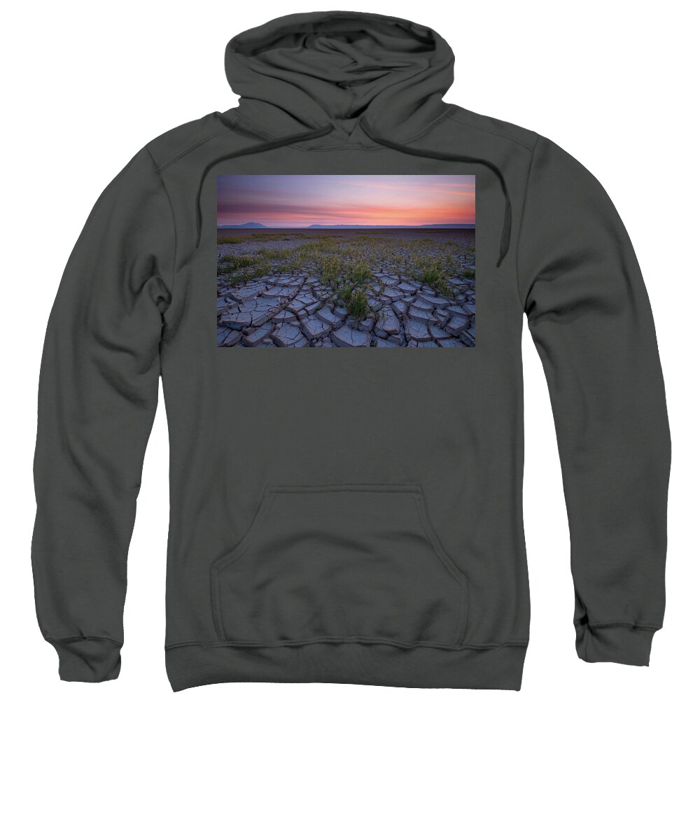 Landscape Sweatshirt featuring the photograph Sunrise on the Playa by Andrew Kumler