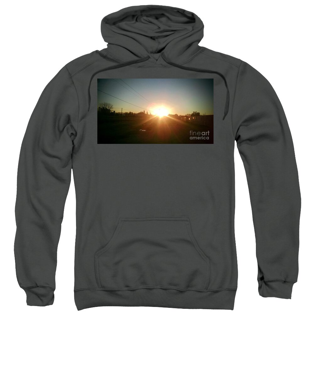 Sunrise Sweatshirt featuring the photograph Sunrise by Steven Wills