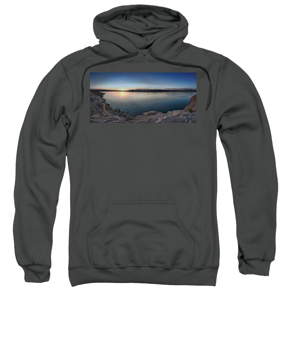 Abend Sweatshirt featuring the photograph Sunset At Lake Powell by Andreas Freund