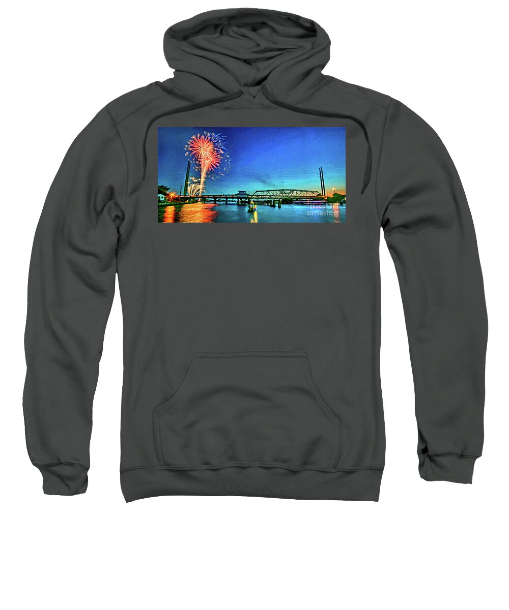 Surf City Sweatshirt featuring the photograph Swan Song by DJA Images