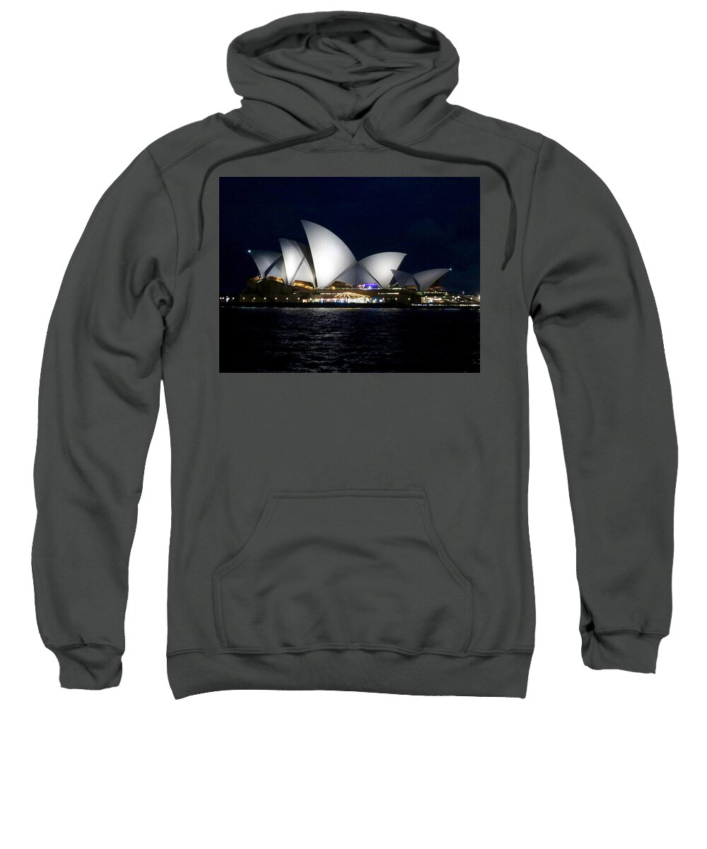 Australia Sweatshirt featuring the photograph Sydney Opera House by Sarah Lilja
