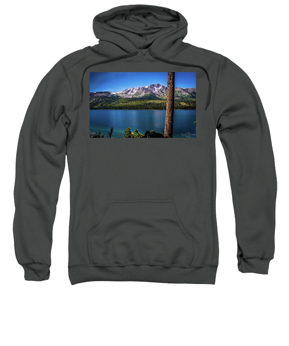 Mt Tallac Sweatshirt featuring the photograph Tahoe Cross by Steph Gabler