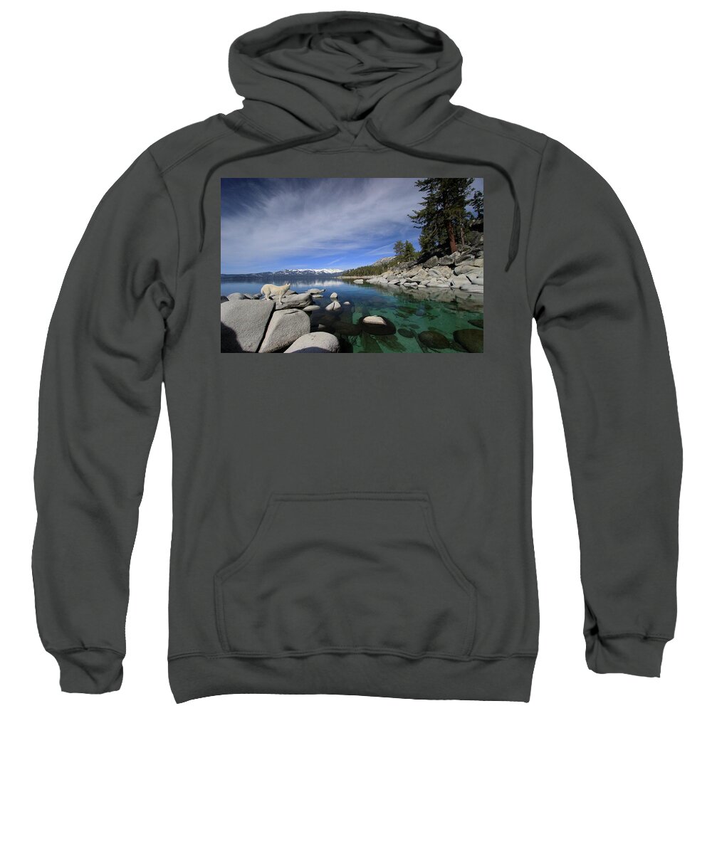 Lake Tahoe Sweatshirt featuring the photograph Tahoe Wow by Sean Sarsfield