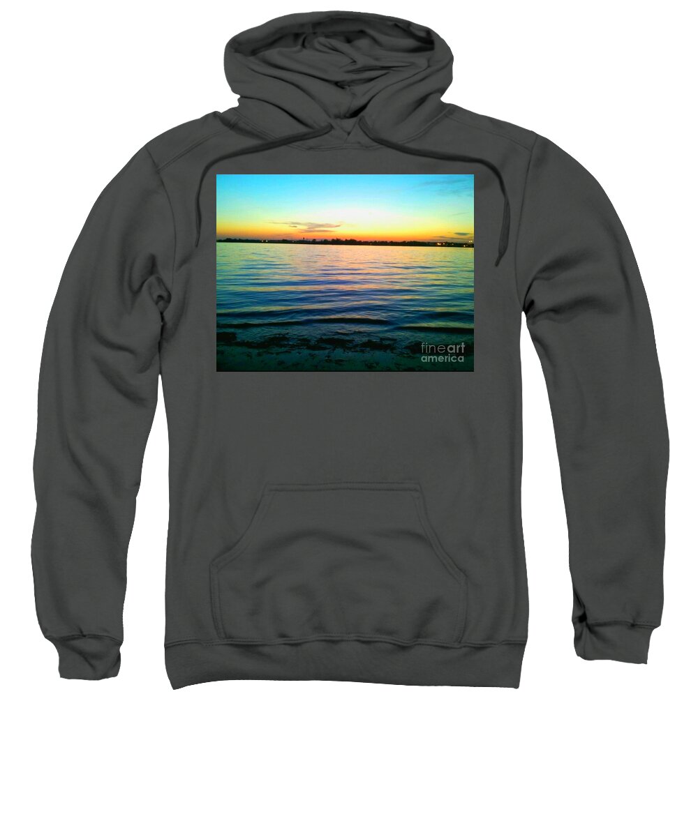 New Jersey Sweatshirt featuring the photograph The beach by Brianna Kelly