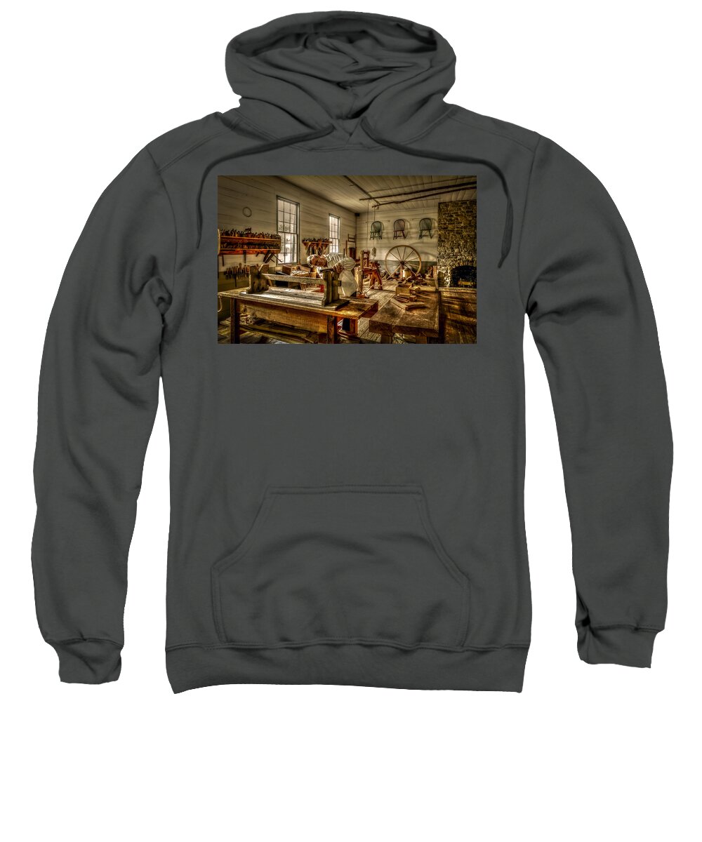Cabinetmaker Sweatshirt featuring the photograph The Cabinetmaker by David Morefield