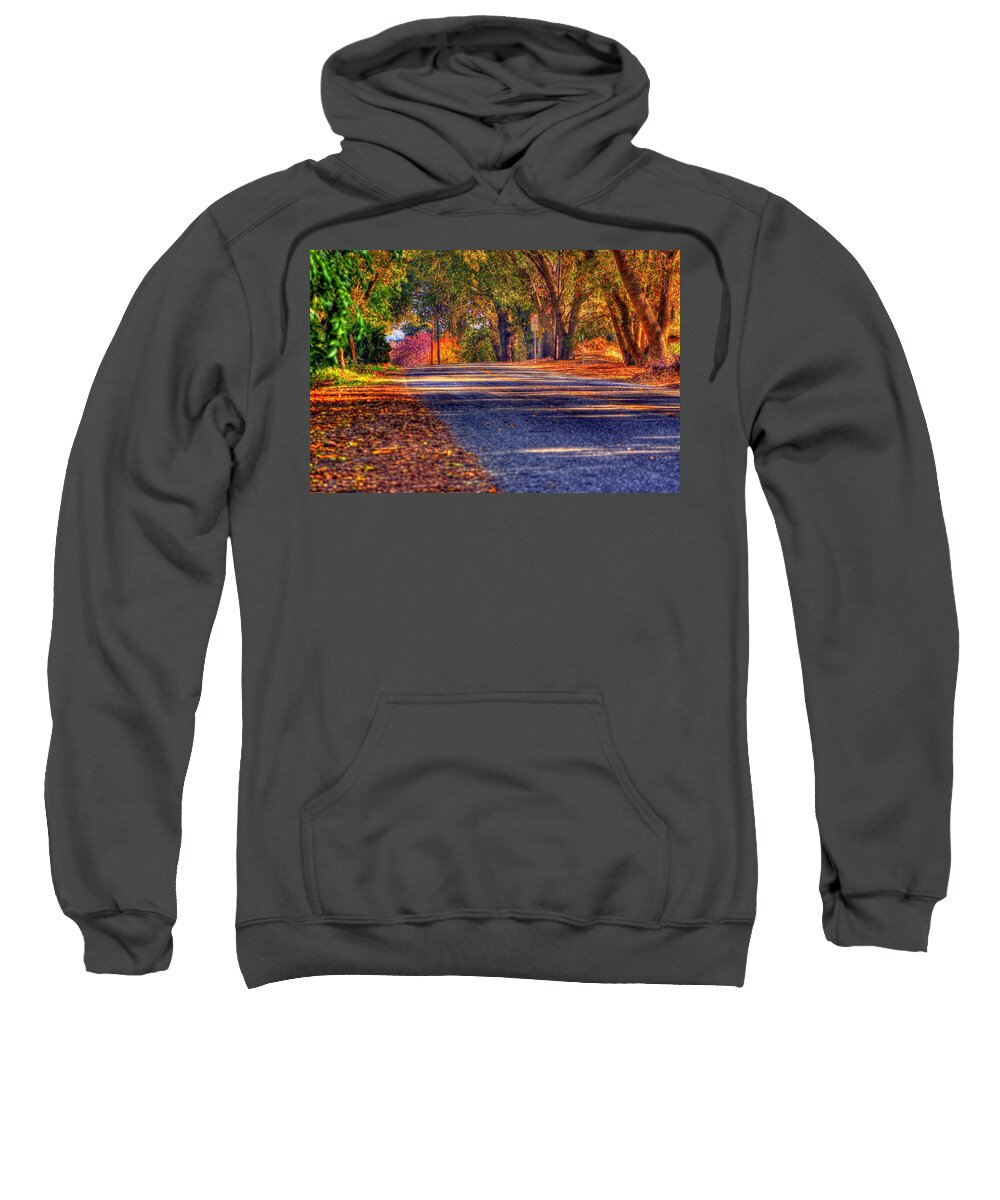 Hdr Sweatshirt featuring the photograph The Colors of Fall by Randy Wehner