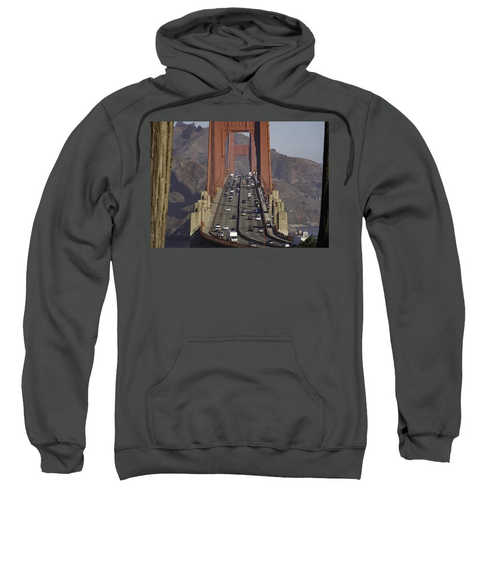 San Francisco Sweatshirt featuring the photograph The Golden Gate by Chris Cousins