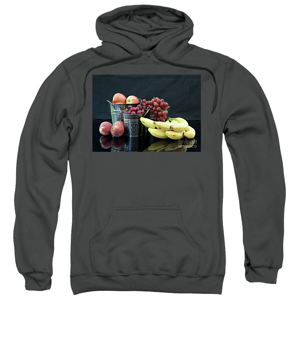 Still Life Sweatshirt featuring the photograph The Healthy Choice Selection by Sherry Hallemeier