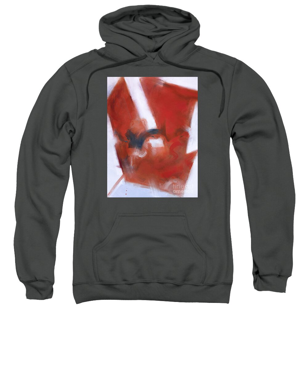 Abstraction Sweatshirt featuring the painting The Keys of Life - Determination by Ritchard Rodriguez