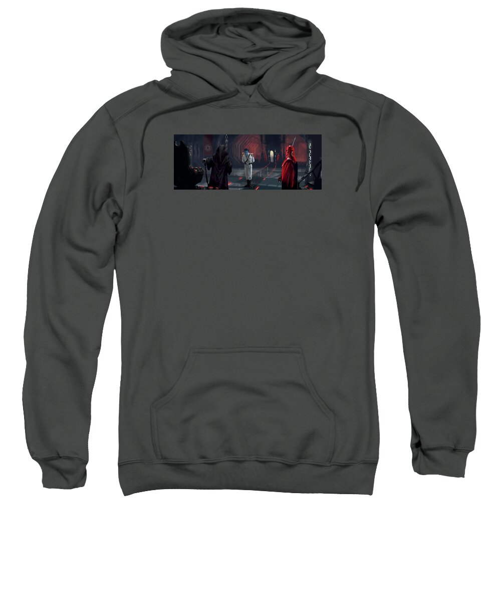 Ryan Barger Sweatshirt featuring the digital art The Last Grand Admiral by Ryan Barger